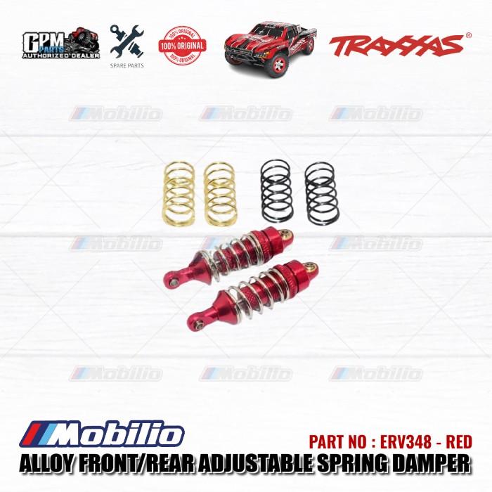 GPM Part #ERV348 Alloy Front/Rear Adjustable Spring Dampers for Traxxas 1:16 Mini E-REVO - 2Pcs