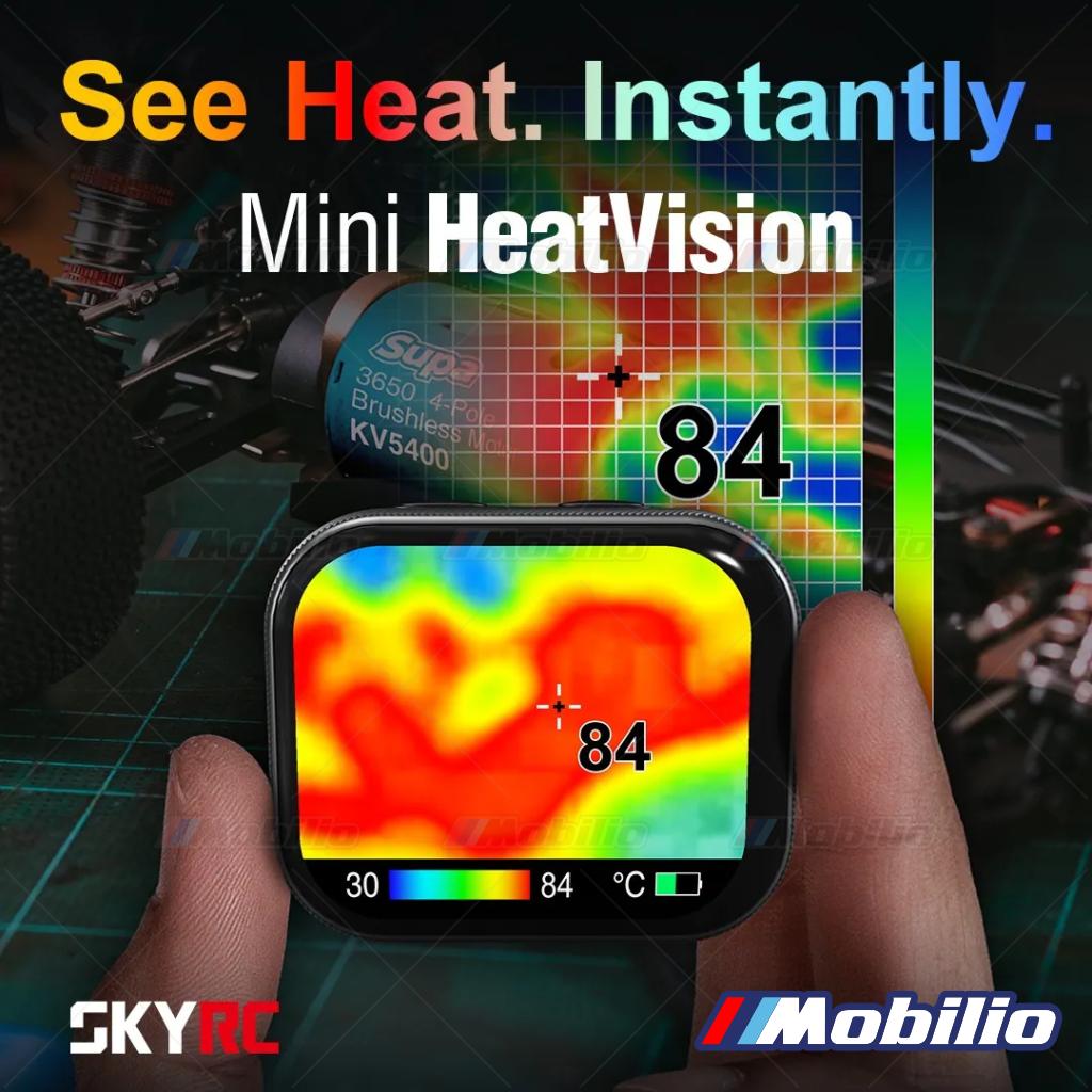 SKYRC #SK-500047 ITV 500 Mini Heat Vision Thermal Imager Every Surface Radiates Invisible Heat
