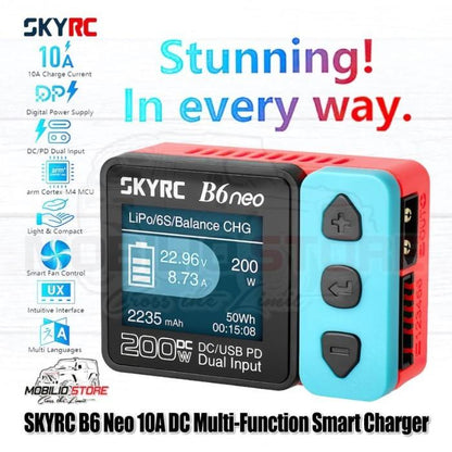 SKYRC B6 Neo 10A DC Multi Function Smart Charger Original Charge Battery RC Remote Control
