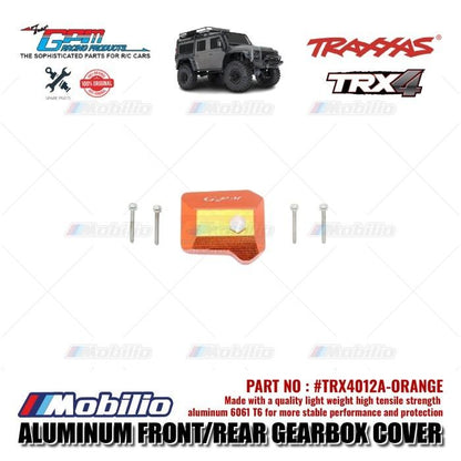 GPM Part #TRX4012A Aluminum Front / Rear Gearbox Cover Traxxas TRX-4 Trail Crawler