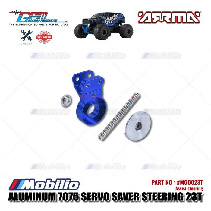 GPM Part #MGO023T Aluminum 7075 Servo Saver Steering 23T with Built-in Spring Arrma Gorgon Mega Monster Truck