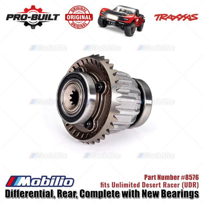 Traxxas Part #8576 Pro Built Differential Rear Complete fits Unlimited Desert Racer (UDR) RC