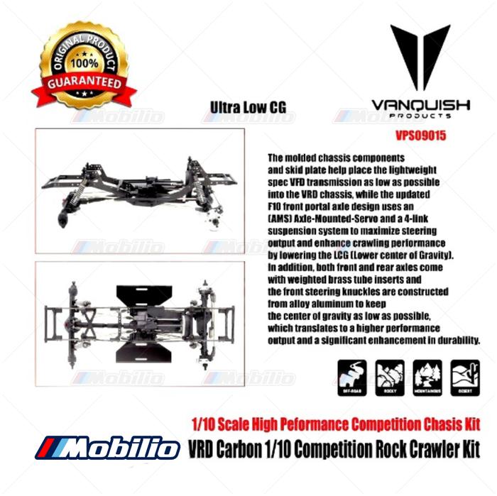 Vanquish VRD Carbon Competition Rock Crawler Kit RC 1/10 Scale
