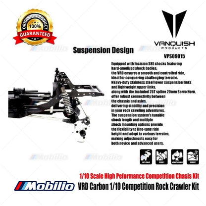 Vanquish VRD Carbon Competition Rock Crawler Kit RC 1/10 Scale