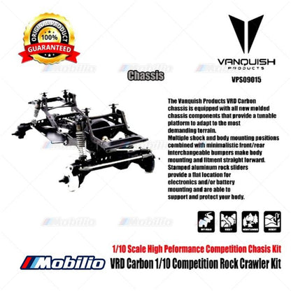 Vanquish VRD Carbon Competition Rock Crawler Kit RC 1/10 Scale