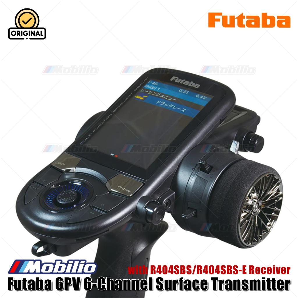 Futaba 6PV 6-Channel Surface Transmitter with R404SBS / R404SBS-E Receiver