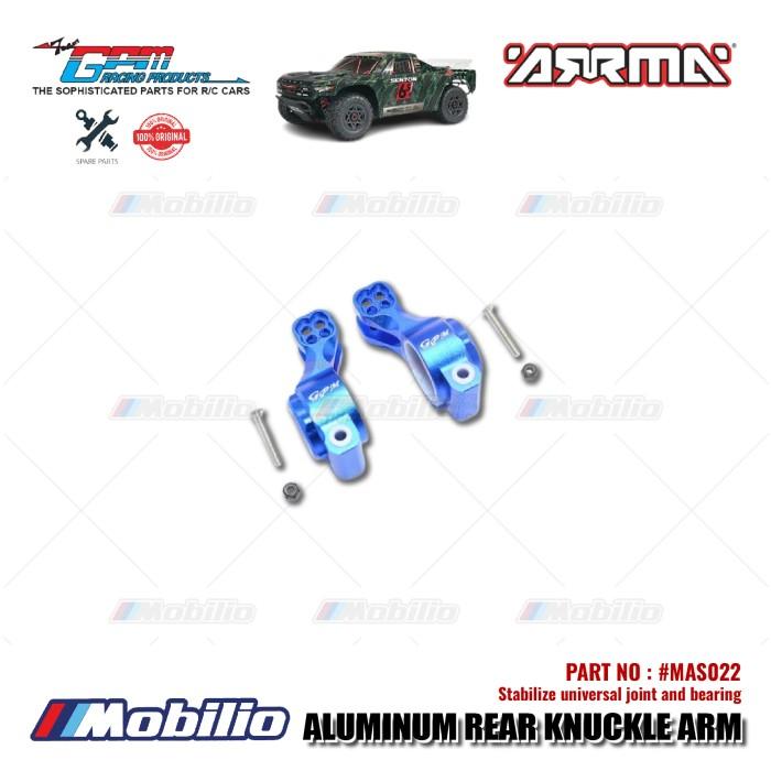 GPM Part #MAS022 Aluminum Rear Knuckle Arm Arrma Senton 6S BLX Short Course