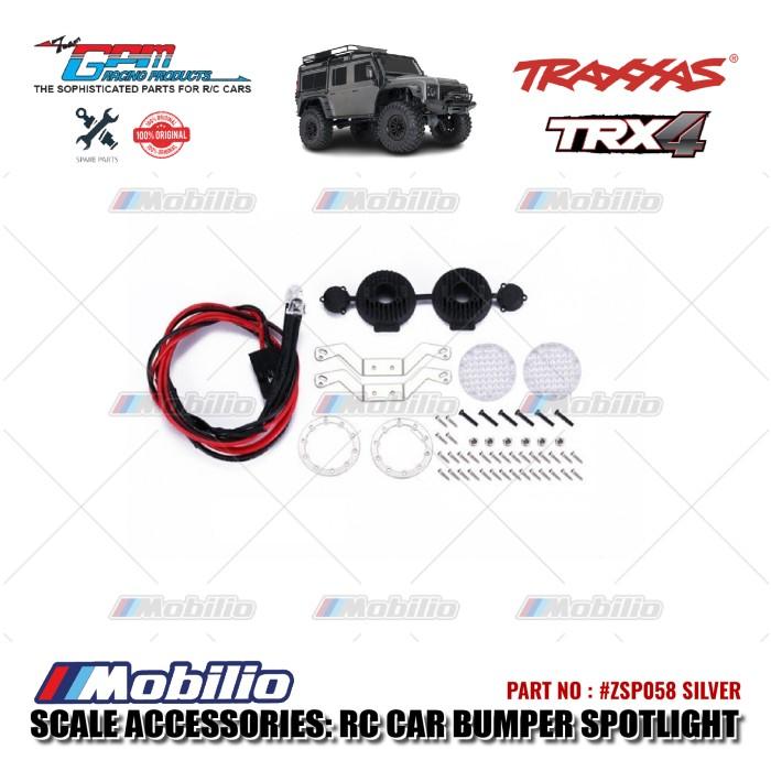GPM Part #ZSP058 RC Car Bumper Spotlight Decoration for Axial SCX10 Traxxas TRX-4 Crawler Adventure