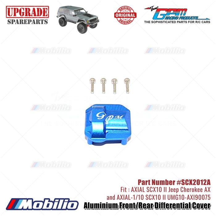 GPM Part #SCX2012A Aluminium Front Rear Differential Cover RC Upgrade Axial SCX10 II Crawler Adventure