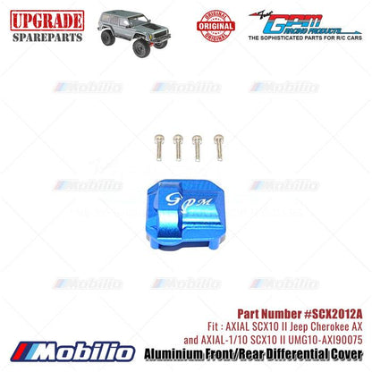 GPM Part #SCX2012A Aluminium Front Rear Differential Cover RC Upgrade Axial SCX10 II Crawler Adventure