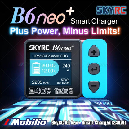 SkyRC B6neo+ Smart Charger 240W SK-100211-01 Pengisian Saldo Pengosongan Pengisian Baterai Cadangan