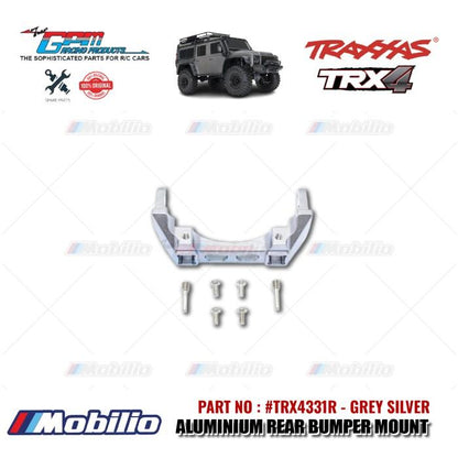 GPM Part #TRX4331R Aluminium Rear Bumper Mount RC Upgrade Traxxas TRX-4 Crawler Adventure
