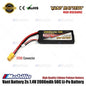 Baterai LiPo Polimer Lithium Vant 7.4V 2S 2000mAh 50C Casing Lembut RC