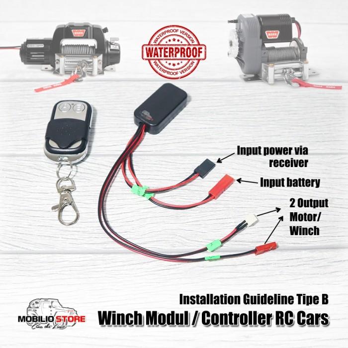 Active Winch Module Speed Controller RC Adventure with Remote Control