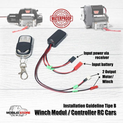 Active Winch Module Speed Controller RC Adventure with Remote Control