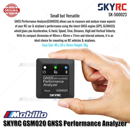 SKYRC #SK-500023 GSM020 GNSS Performance Analyzer Balap Drag Balap Trek Mode Terbang