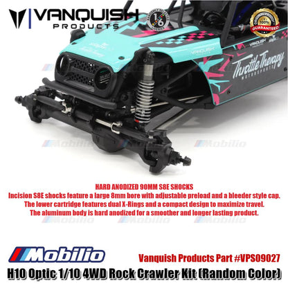 Kit Rock Crawler Vanquish Products H10 Optic 1/10 4WD (Warna Acak) #VPS09027