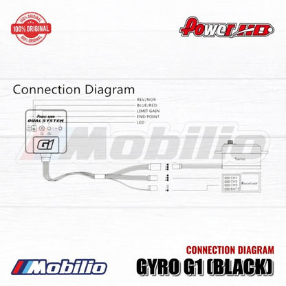 Power HD Dual System Gyro G1 Part #HD-SGGYRO