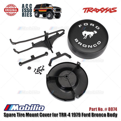 Traxxas Part #8074 Spare Tire Mount Cover The TRX-4 1979 Ford Bronco Body