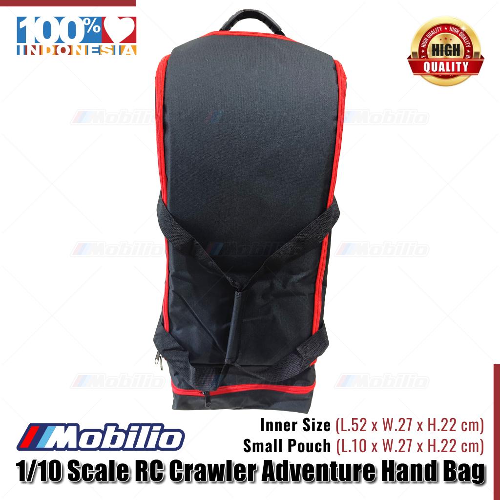 Tas Crawler RC Skala 1/10 Petualangan Tas Tangan Kanvas Kualitas Tinggi Ukuran Dalam 52x27x22cm