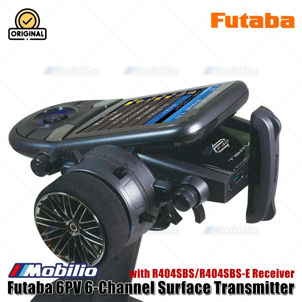 Futaba 6PV 6-Channel Surface Transmitter with R404SBS / R404SBS-E Receiver