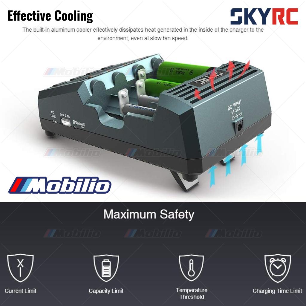 SKYRC #SK-100083 MC3000 Pengisi Daya Baterai Universal Cerdas Nimh NiCd Lithium-Ion