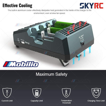 SKYRC #SK-100083 MC3000 Pengisi Daya Baterai Universal Cerdas Nimh NiCd Lithium-Ion