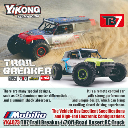Yikong YK4073 TB7 Trail Breaker 1/7 Off-Road Desert RC Truck RTR