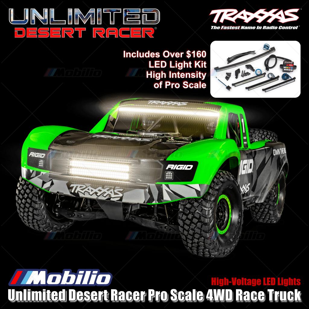 Traxxas 85086-4 UDR Unlimited Desert Racer Pro Scale 4x4 6S RC Short Course Remote Control Tanpa Klip