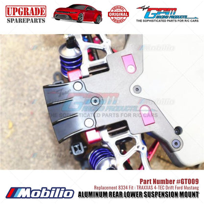 GPM Part #GT009 Aluminum Rear Lower Suspension Mount #8334 Traxxas 4-TEC Drift Ford Mustang