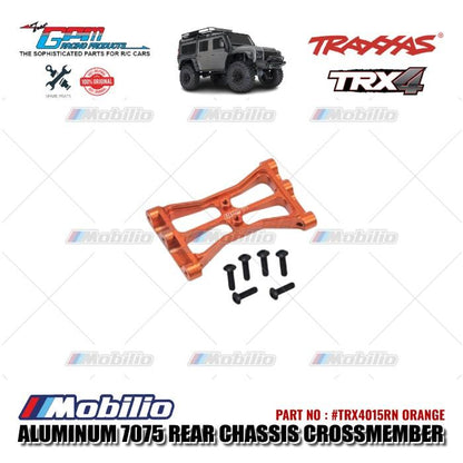 GPM Part #TRX4015RN Aluminum 7075 Rear Chassis Crossmember RC Upgrade Traxxas TRX-4 TRX-6 Crawler Adventure