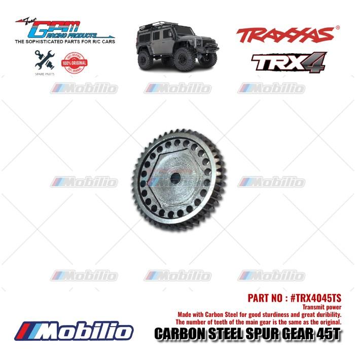 GPM Part #TRX4045TS Carbon Steel Spur Gear 45T Traxxas TRX-4 TRX-6 Crawler Adventure
