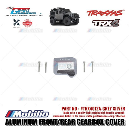 GPM Part #TRX4012A Aluminum Front / Rear Gearbox Cover Traxxas TRX-4 Trail Crawler