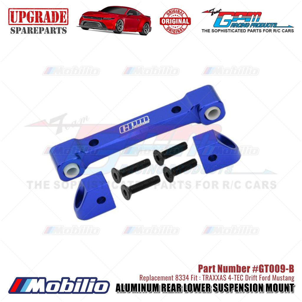 GPM Part #GT009 Aluminum Rear Lower Suspension Mount #8334 Traxxas 4-TEC Drift Ford Mustang