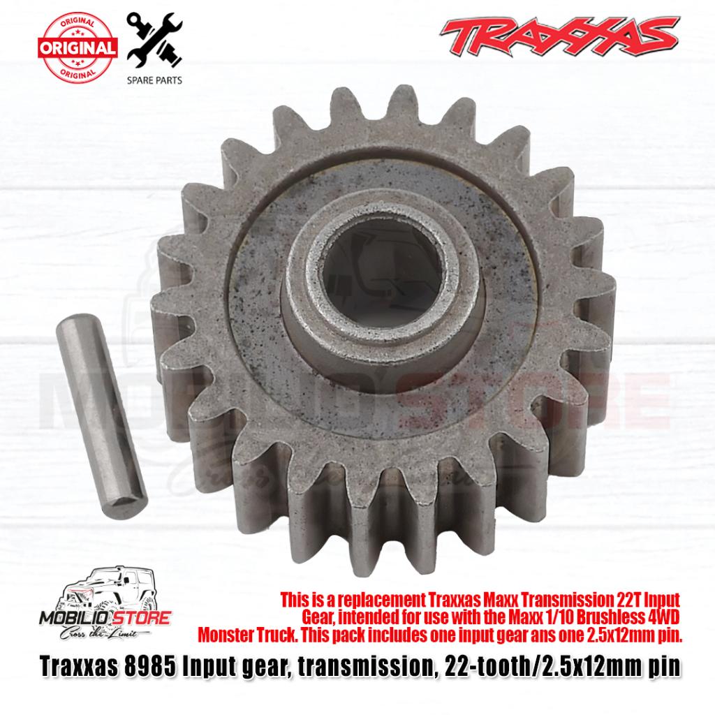 Traxxas Part #8985 Input Gear Transmission 22 Tooth & Pin for Traxxas Part Maxx