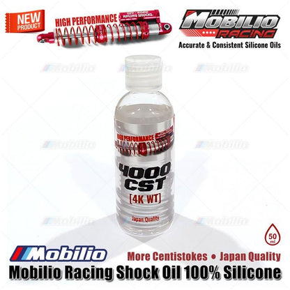Mobilio Racing Shock Oil RC 100% Silicone More Centistokes CST Japan Quality 25ml 50ml