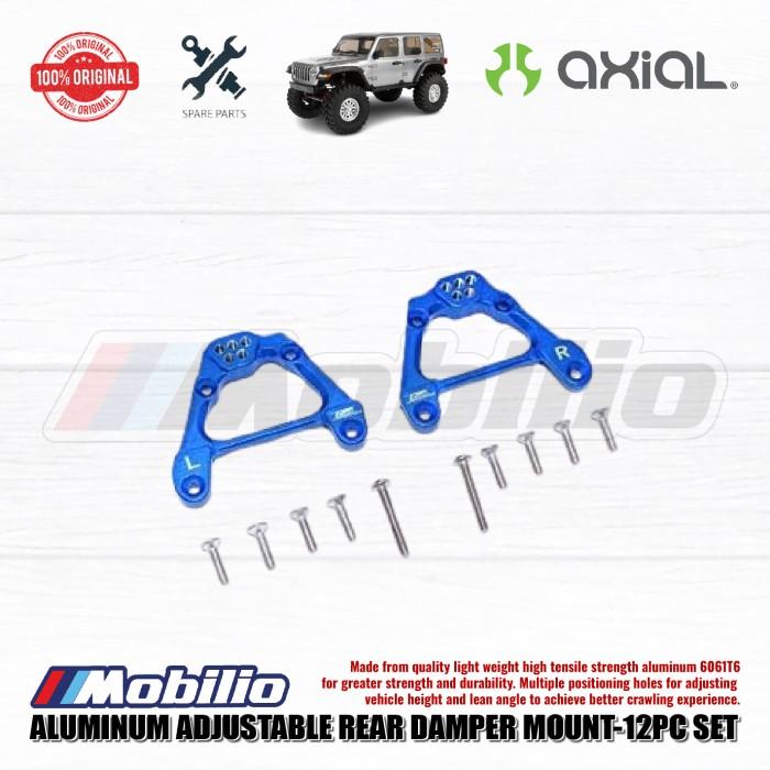 GPM Part #SCX3030 Metal Alloy Adjustable Rear Damper Mount Axial SCX10 III Wrangler AXI-03007