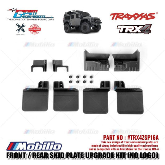 GPM Part #TRX4ZSP16A Polyurethane Front Rear Skid Plate Upgrade Kit No Logo Traxxas TRX4