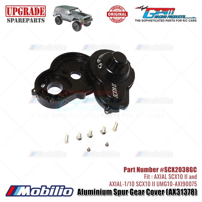 GPM Part #SCX2038GC Aluminium Spur Gear Cover AX31378 RC Upgrade Axial SCX10 II Crawler Adventure