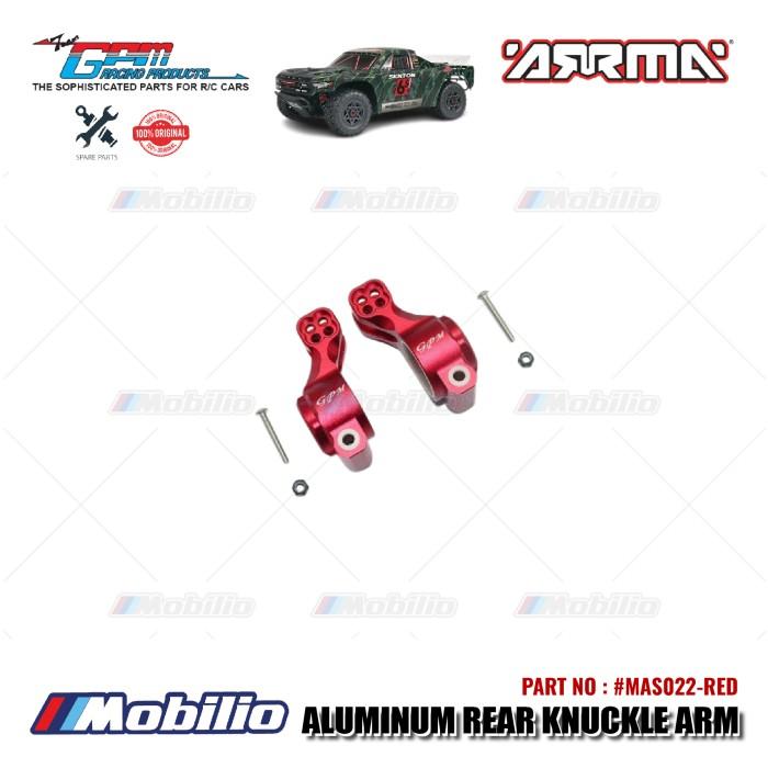 GPM Part #MAS022 Aluminum Rear Knuckle Arm Arrma Senton 6S BLX Short Course