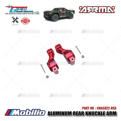 GPM Part #MAS022 Aluminum Rear Knuckle Arm Arrma Senton 6S BLX Short Course