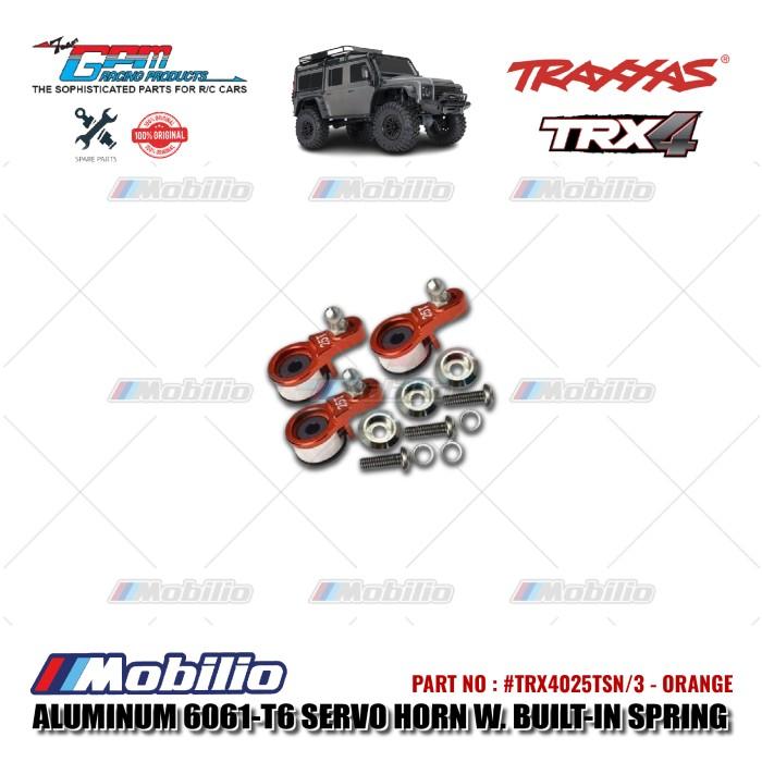 GPM Part #TRX4025TSN/3 Aluminum Servo Horn with Built-in Spring for Locking Differential RC Upgrade Traxxas TRX-4 TRX-6