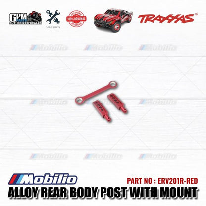 GPM Part #ERV201R Alloy Rear Body Post With Mount for TRAXXAS 1:16 Mini E-REVO / Slash - 3 Pcs