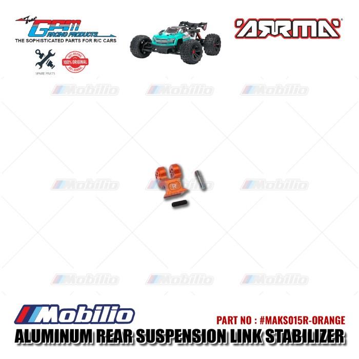 GPM Part #MAKS015R Aluminum Rear Suspension Link Stabilizer Arrma Kraton 4X4 4S BLX Monster Truck Control Remote