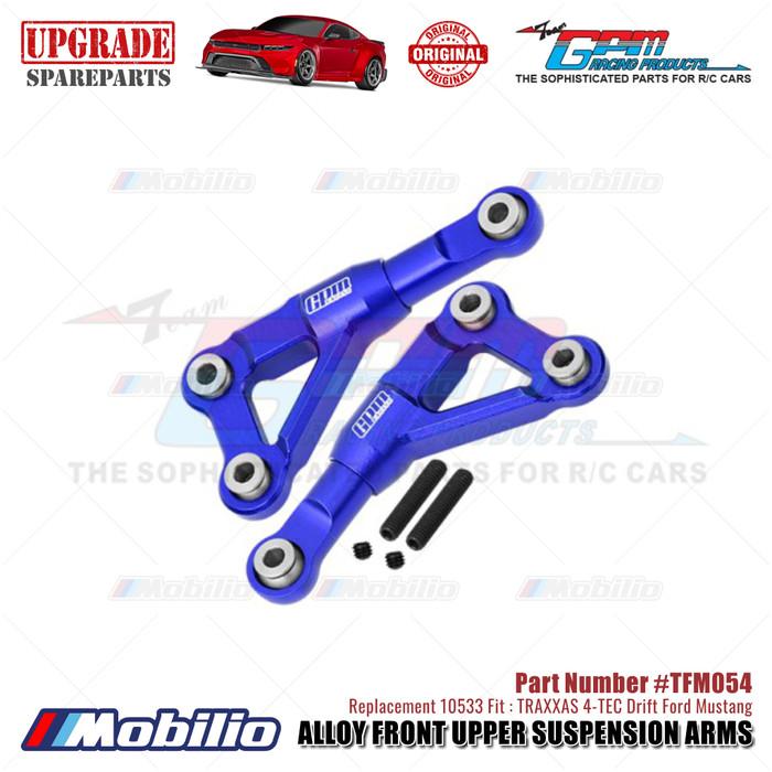 GPM Part #TFM054 7075 Alloy Front Upper Suspension Arms #10533 Traxxas 4-TEC Drift Ford Mustang