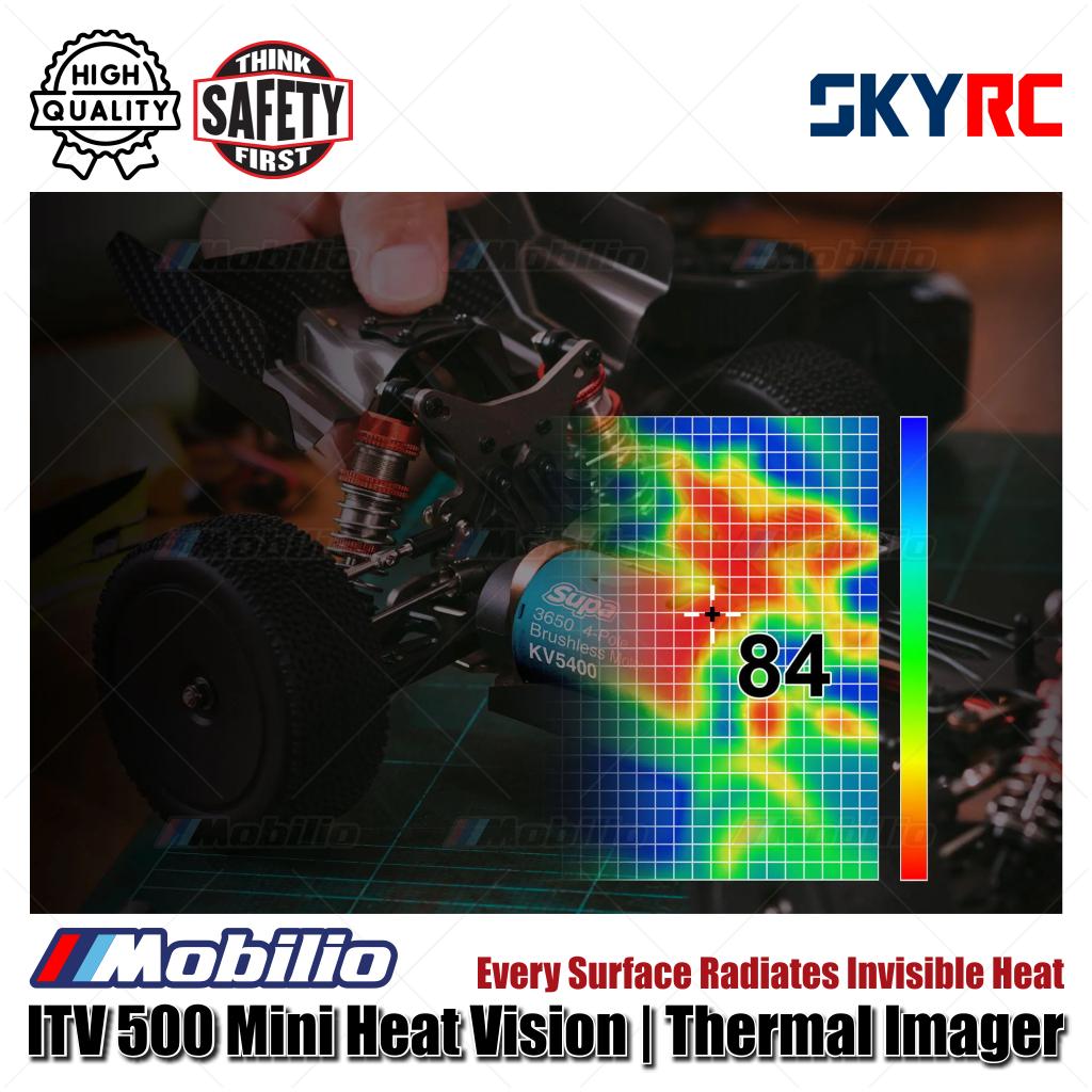 SKYRC #SK-500047 ITV 500 Mini Heat Vision Thermal Imager Every Surface Radiates Invisible Heat