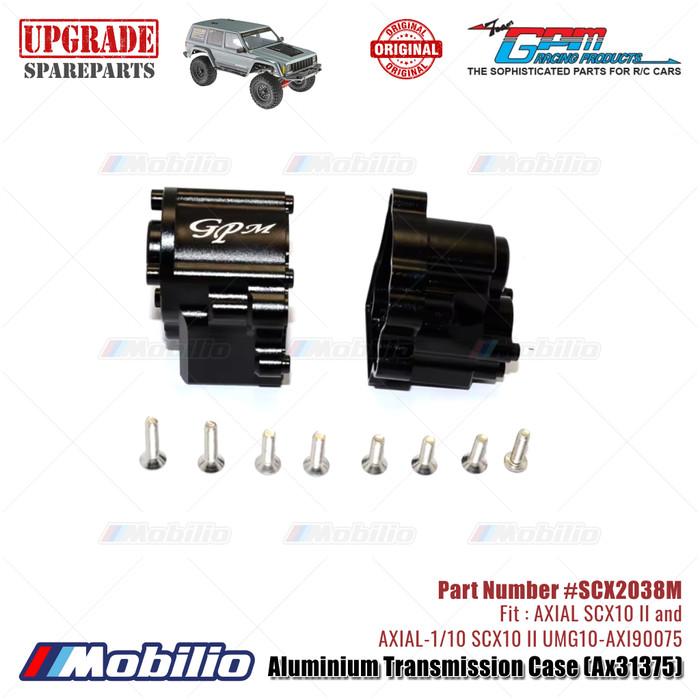 GPM Part #SCX2038M Aluminium Transmission Case AX31375 RC Upgrade Axial SCX10 II Crawler Adventure