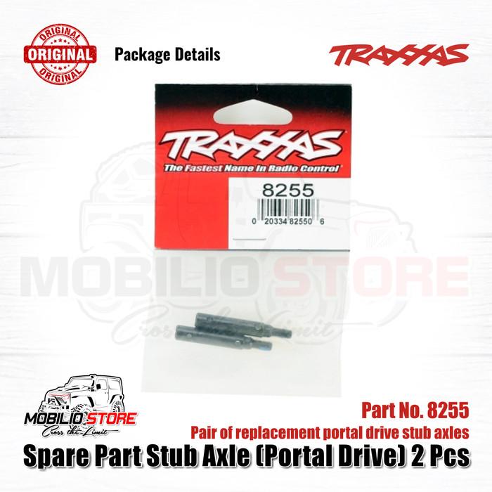 Traxxas Part #8255 Pair of replacement portal drive stub axles for Traxxas Part TRX4