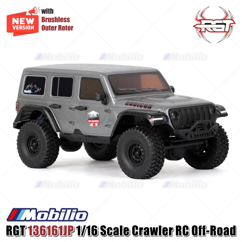 RGT 136161DP | 136161JP RC Crawler Off-Road Adventure 1/16 Scale with Brushless System Outer Rotor Motor