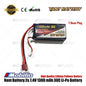 Baterai Vant 2S 7.4V 1300 mAh 30C Baterai RC Lithium Polimer
